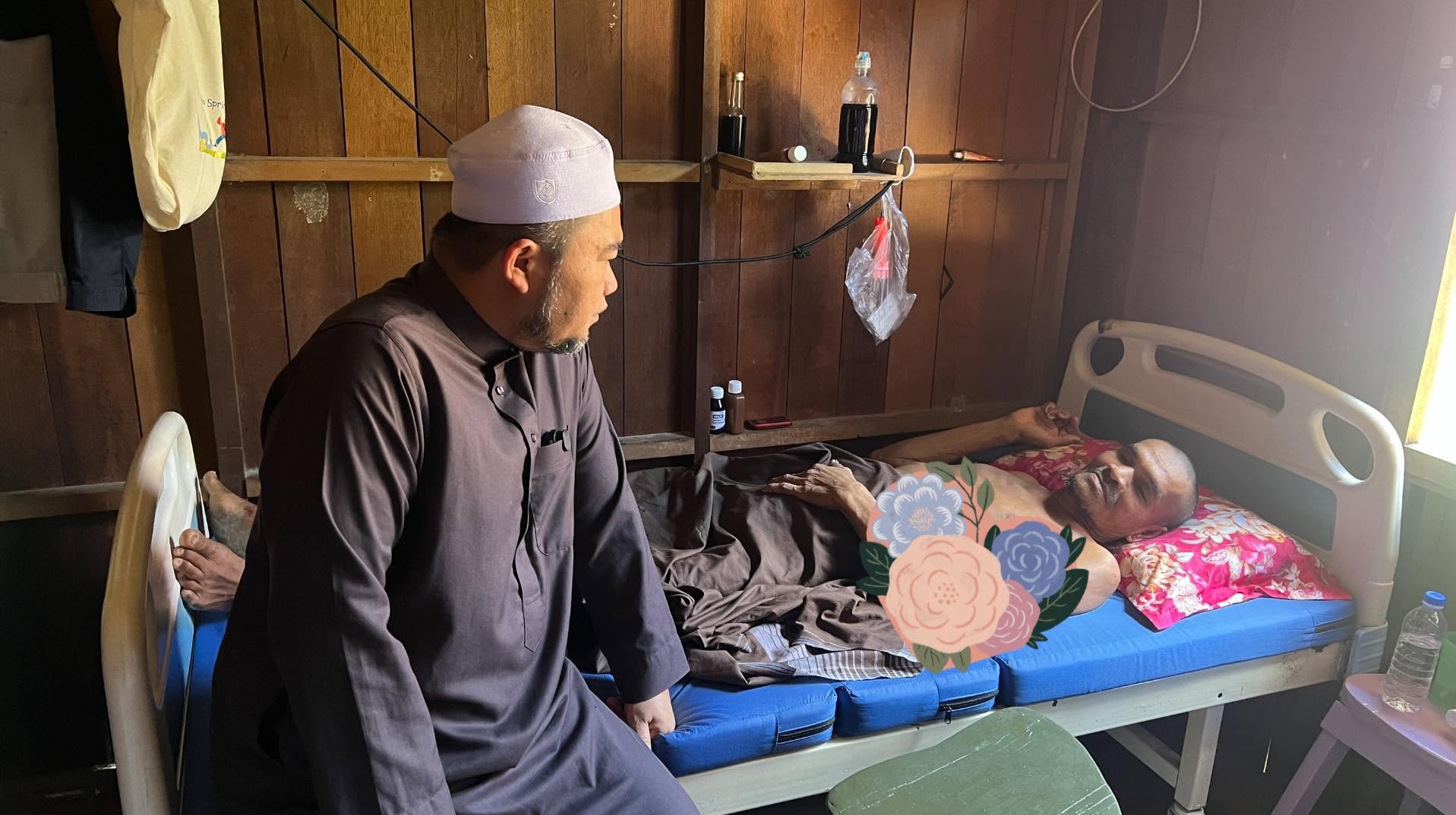 Ziarah Prihatin En. Zurizan Sapie di Kg. Lak Lok Dalam